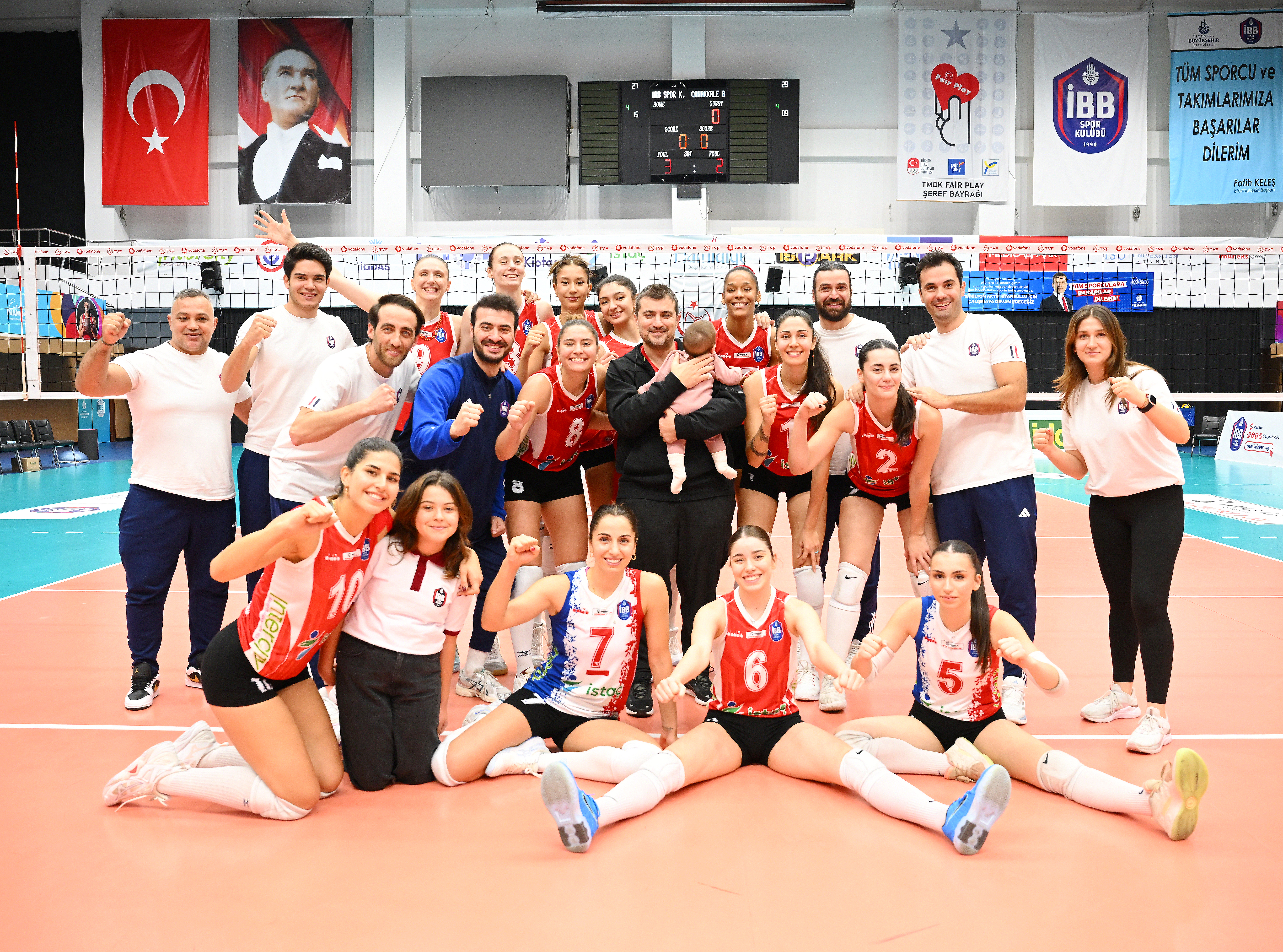 Kadınlar Voleybol 1. Lig | İBB Spor Kulübü - Çanakkale Belediye