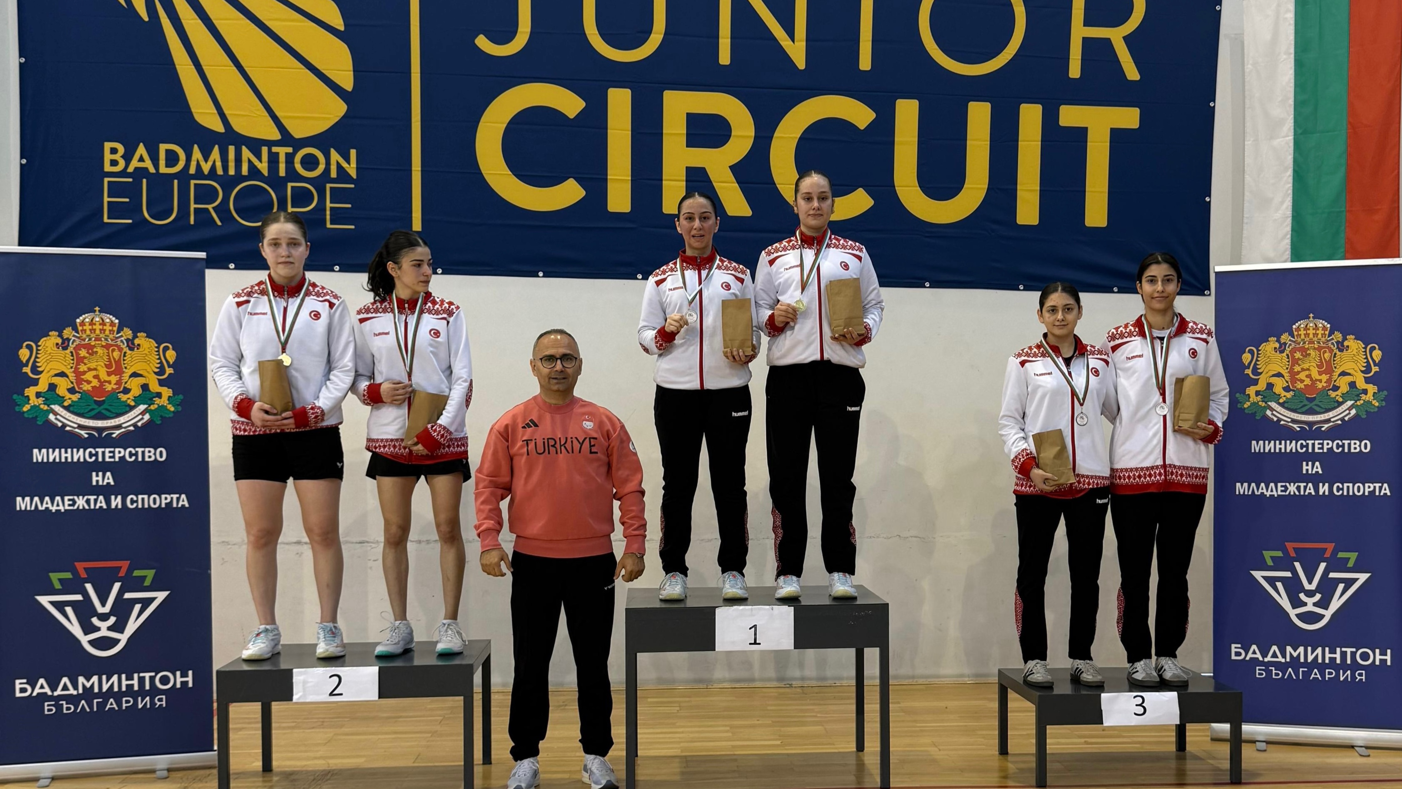 U19 Bulgarian Junior International Badminton Turnuvası’nda sporcularımızdan, 2 bronz madalya