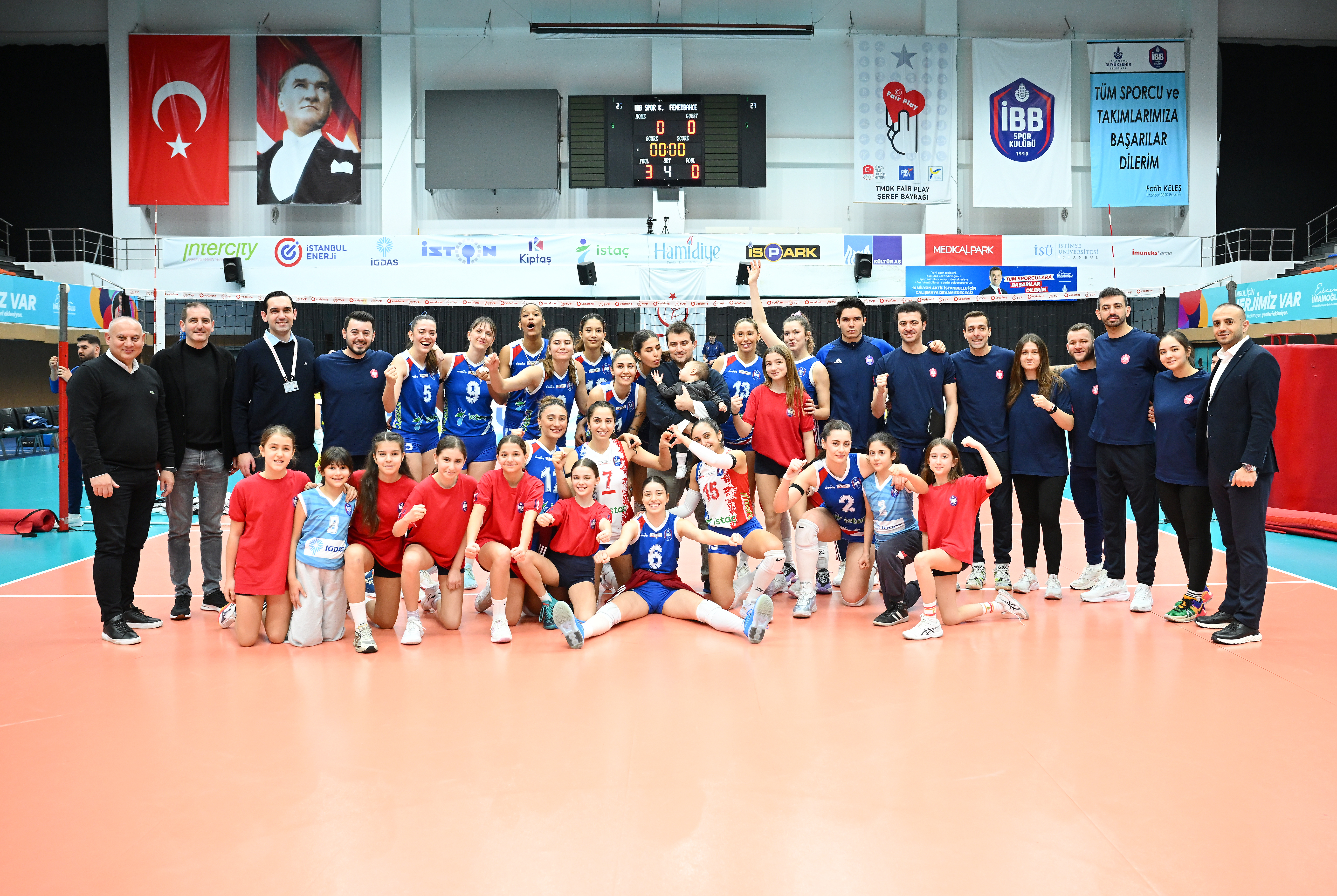 Kadınlar Voleybol 1. Ligi | İBB Spor Kulübü - Fenerbahçe Medicana: 3-0