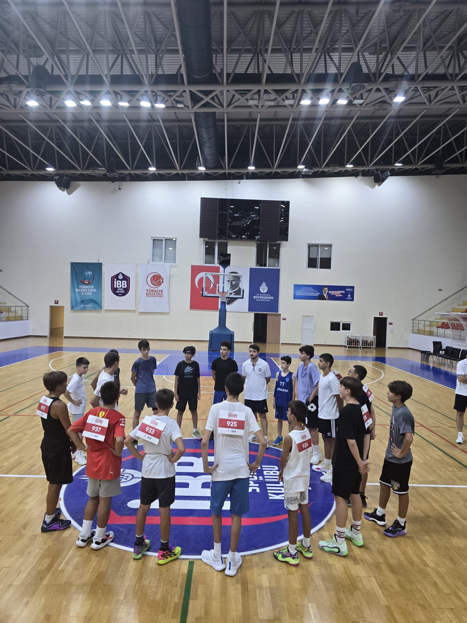 İBB Spor Kulübü Basketbol Altyapı Seçmelerini kazanan sporcular belli oldu