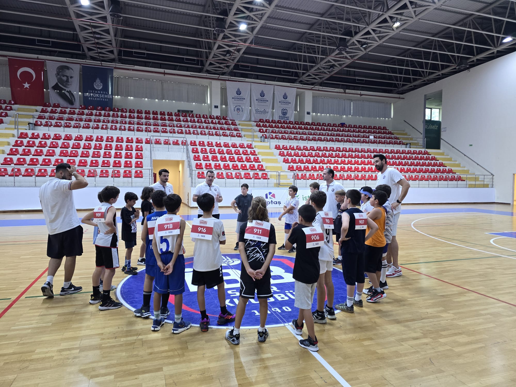 İBB Spor Kulübü Basketbol Altyapı Seçmelerini kazanan sporcular belli oldu