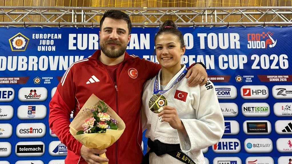 Hırvatistan’da düzenlenen Judo Avrupa Kupası’nda Judocumuz Habibe Çiloğlu şampiyon oldu