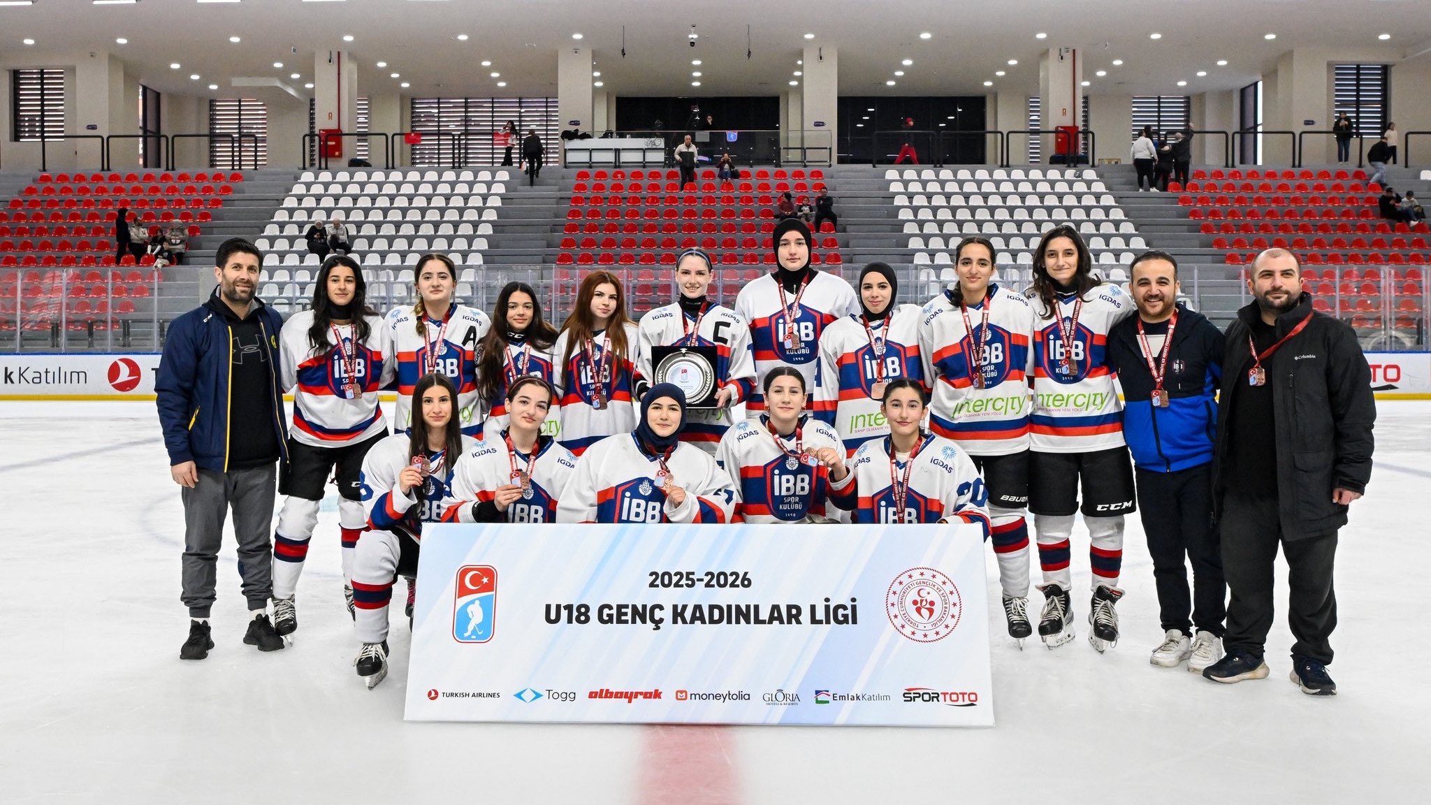 İBB Spor Kulübümüz, Buz Hokeyi U18 Genç Kadınlar Ligi Üçünsüsü 🏆