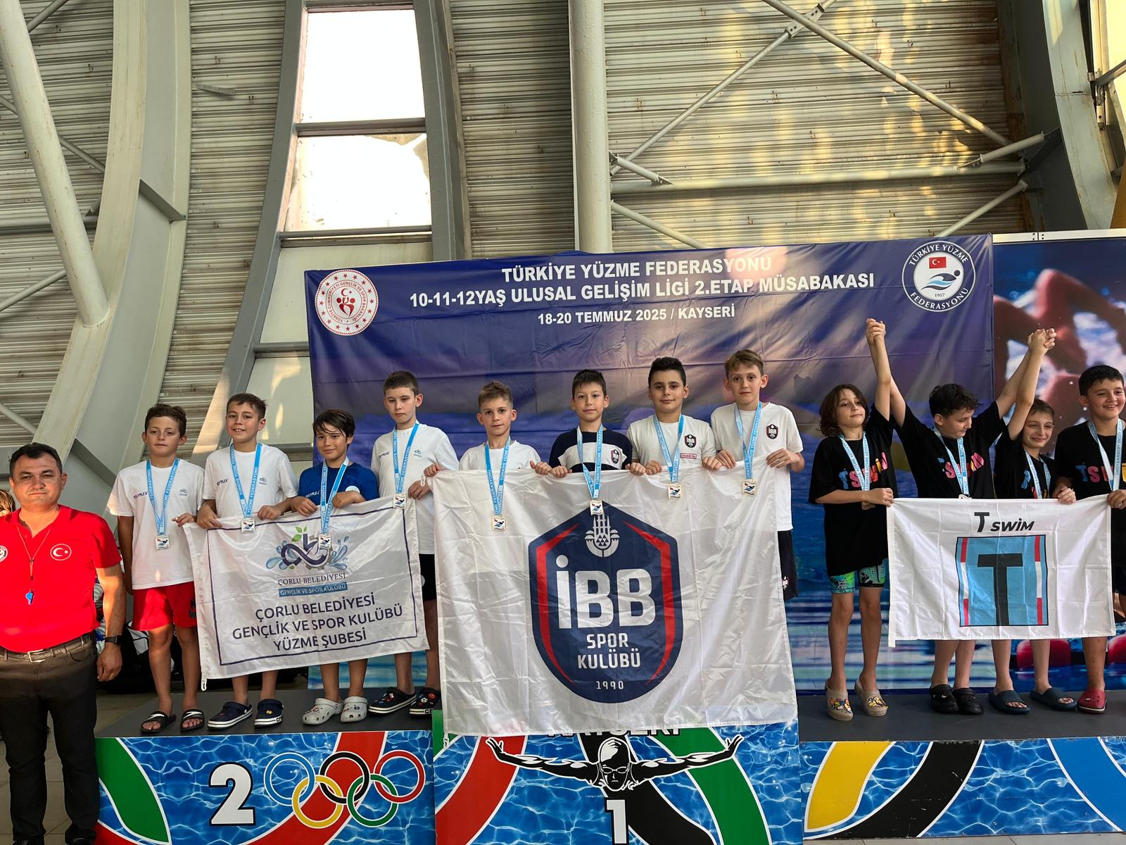 Yüzme Altyapı Sporcularımız Kayseri’de madalyaları topladı!
