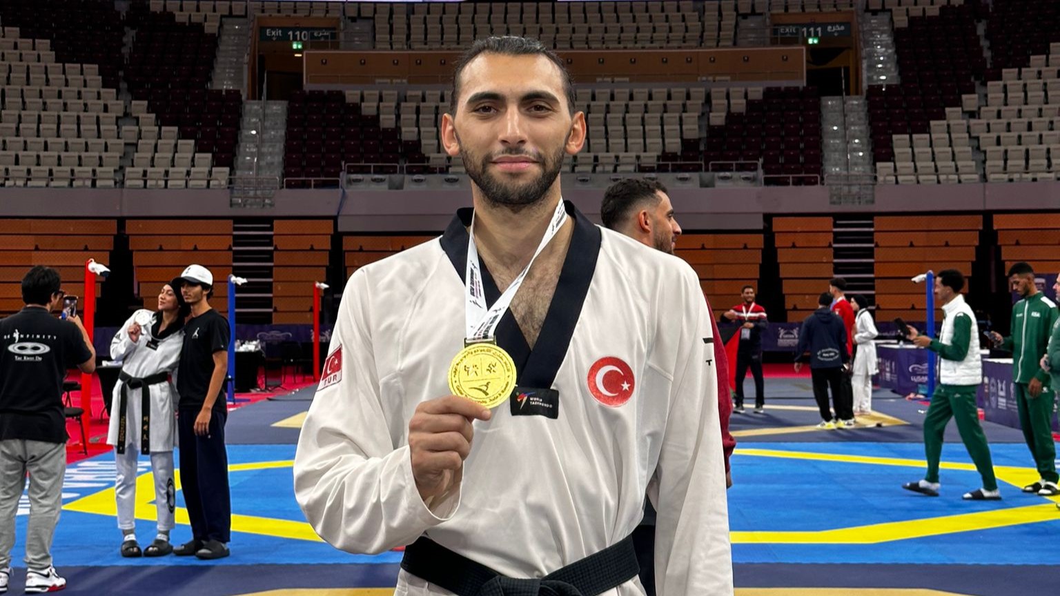 Mehmet Kani Polat, G1 Taekwondo Turnuvası'nda şampiyon oldu