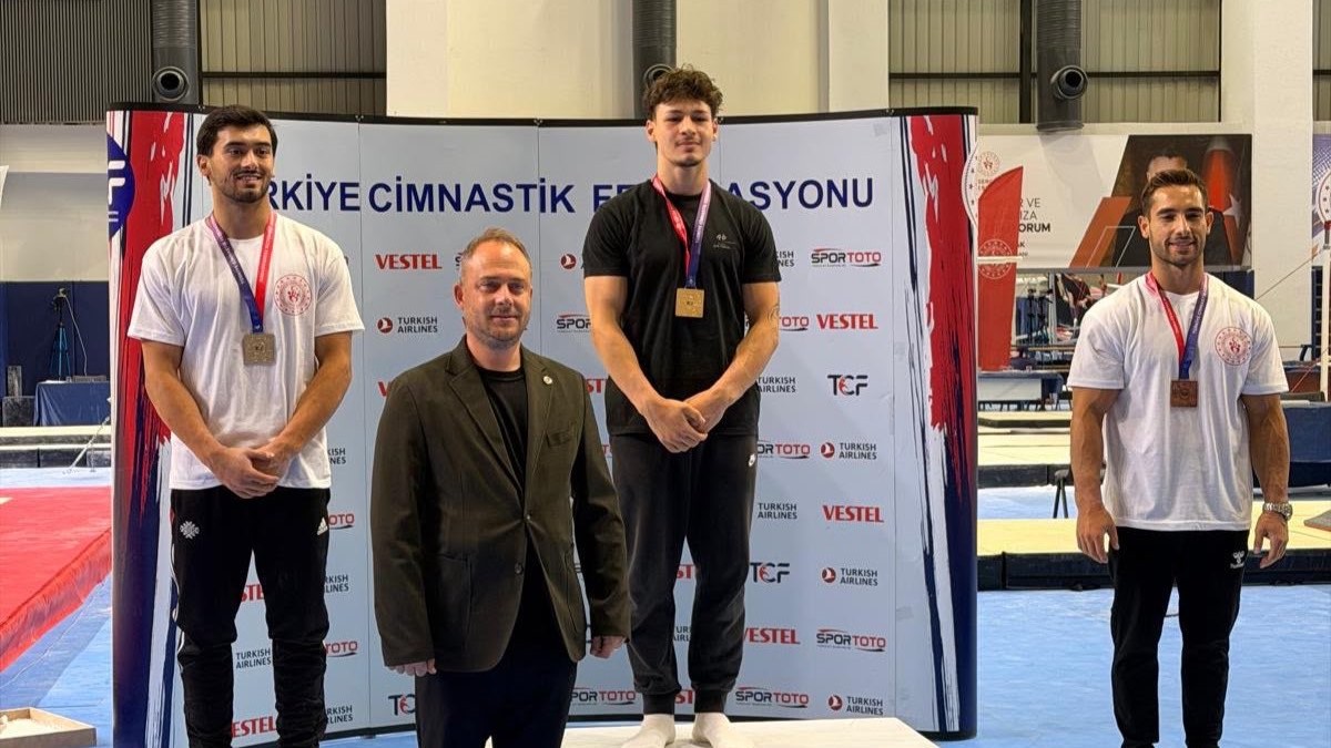 Cimnastik Türkiye Şampiyonası'nda sporcularımızdan 5 madalya