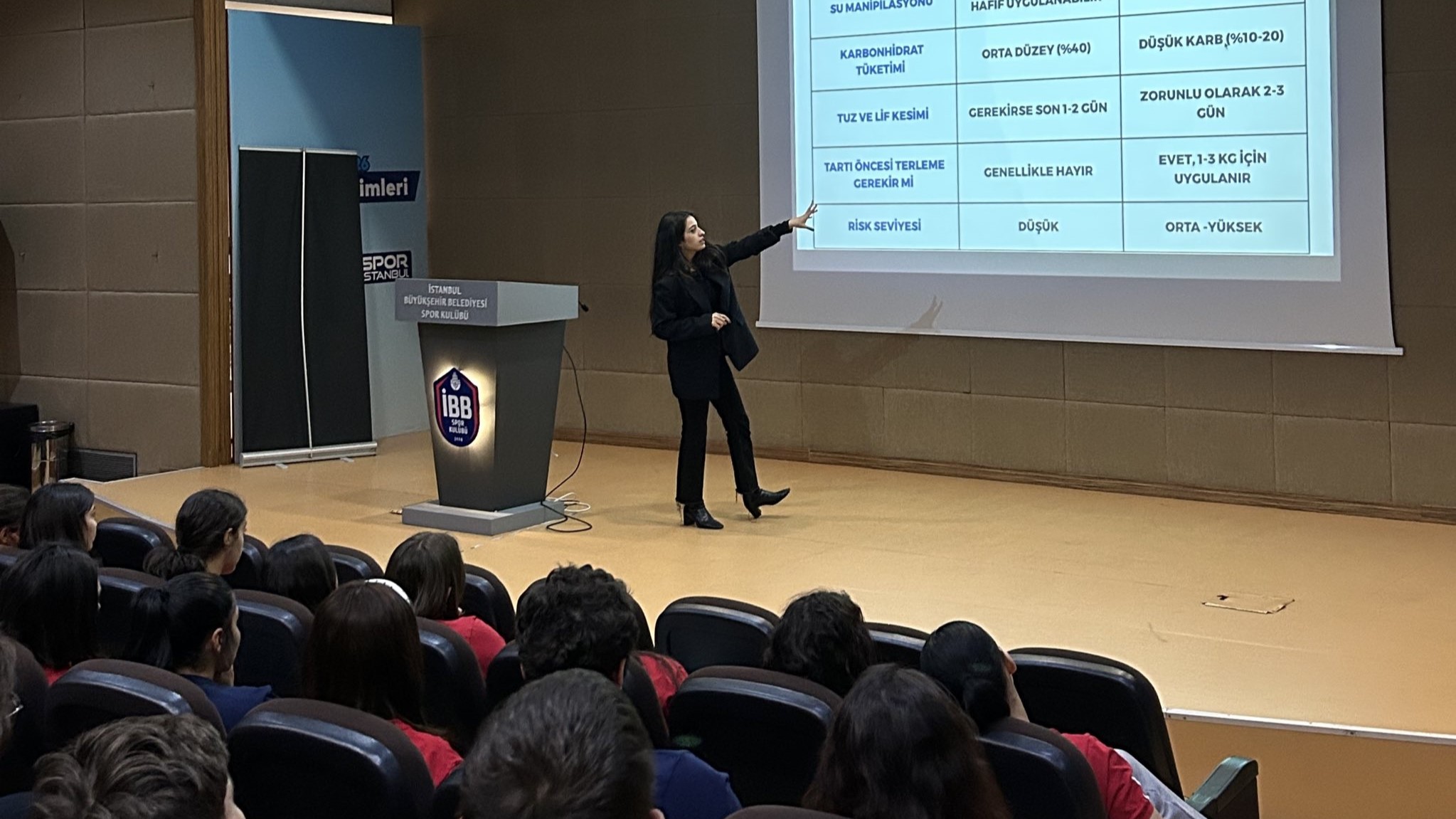 Judo A Takımımıza, sıklet kontrolü eğitimi