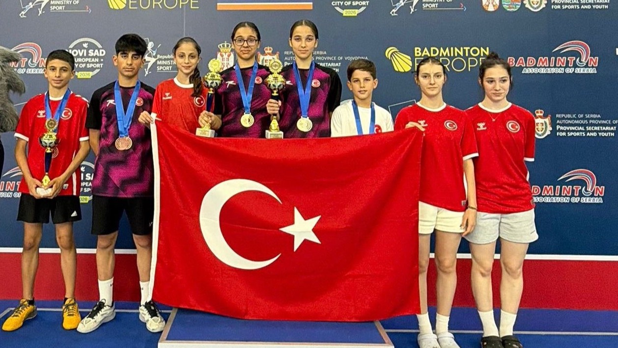 Badmintoncularımızdan 6 uluslararası madalya