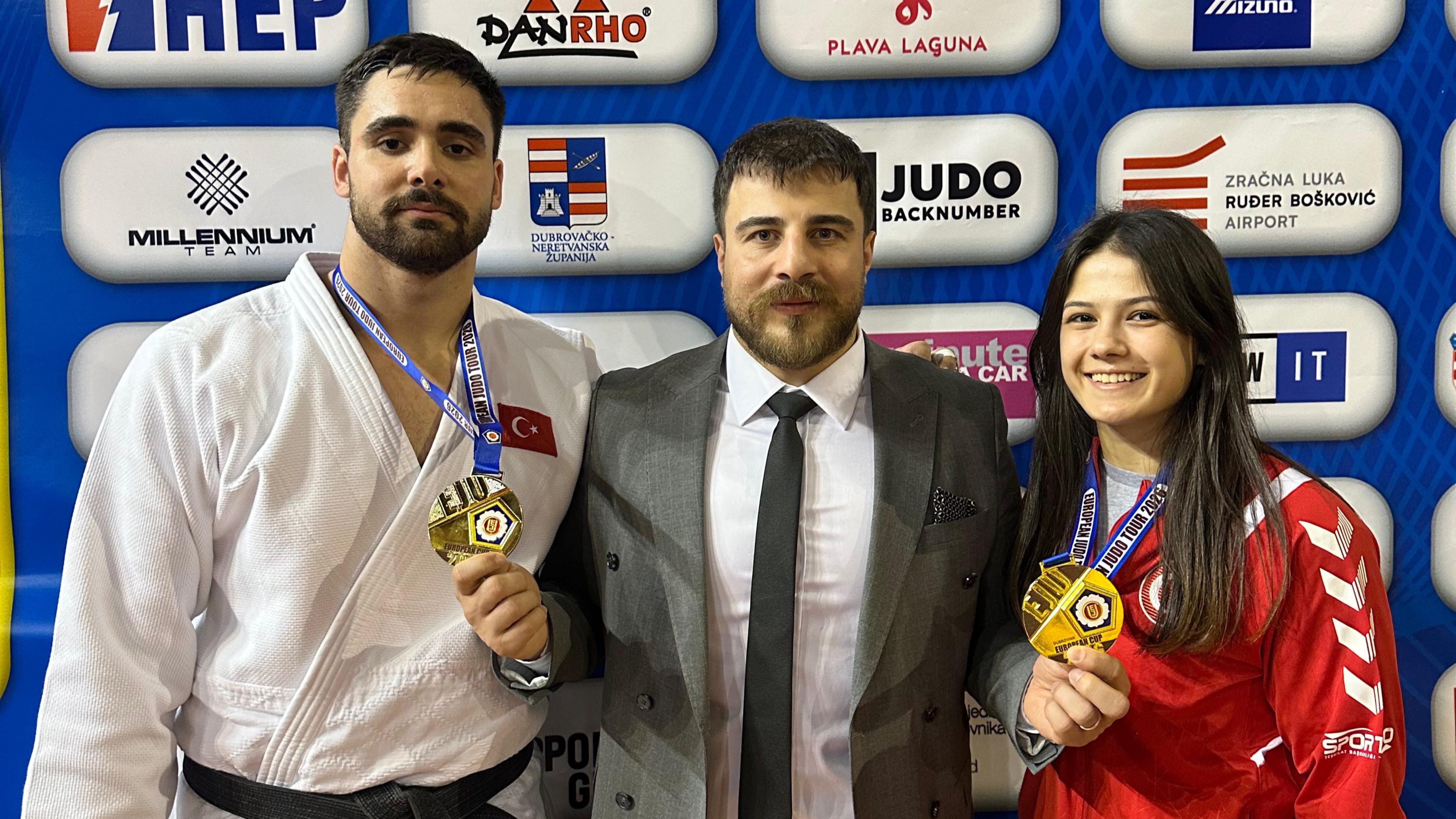 Hırvatistan'da düzenlenen Judo Avrupa Kupası'nda sporcumuz Recep Ergin şampiyon oldu