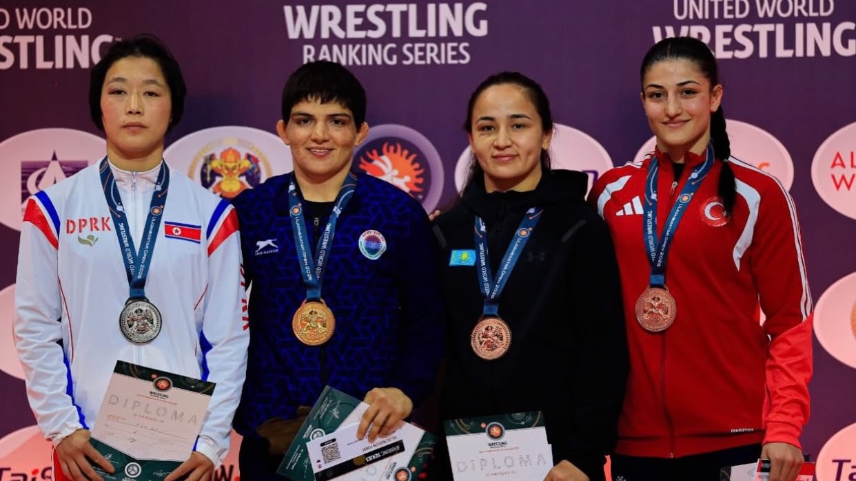 Elivira Süleyman Kamaloğlu'dan , Uluslararası Ulaanbaatar Open Ranking Turnuvası’nda bronz madalya