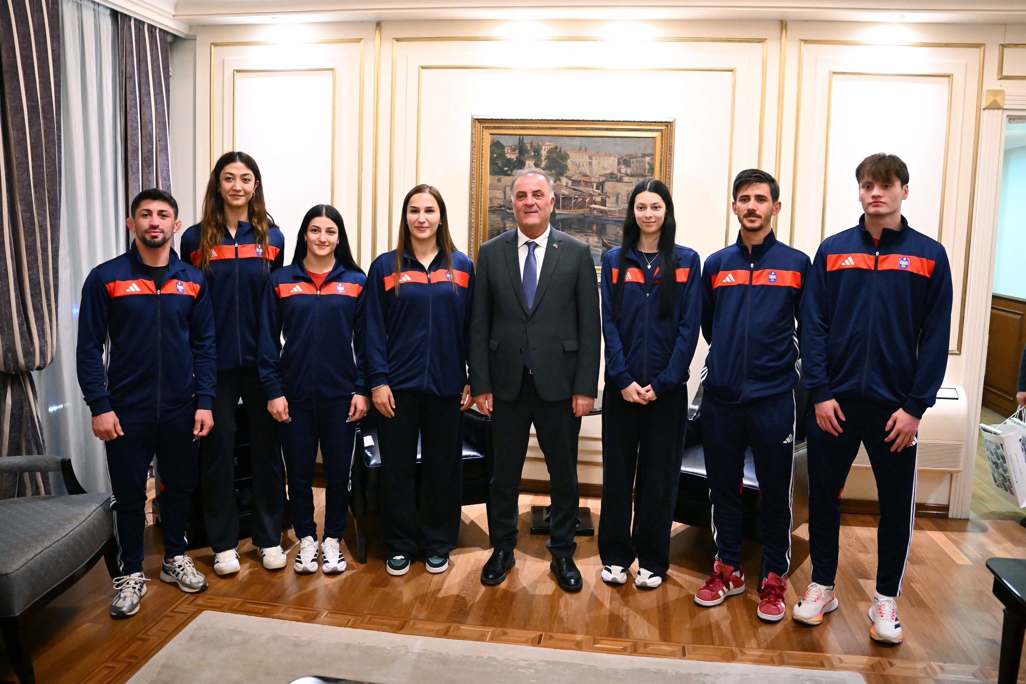 Avrupa Şampiyonası’nda Ülkemizi Gururlandıran Sporcularımızdan Nuri Aslan’a Ziyaret