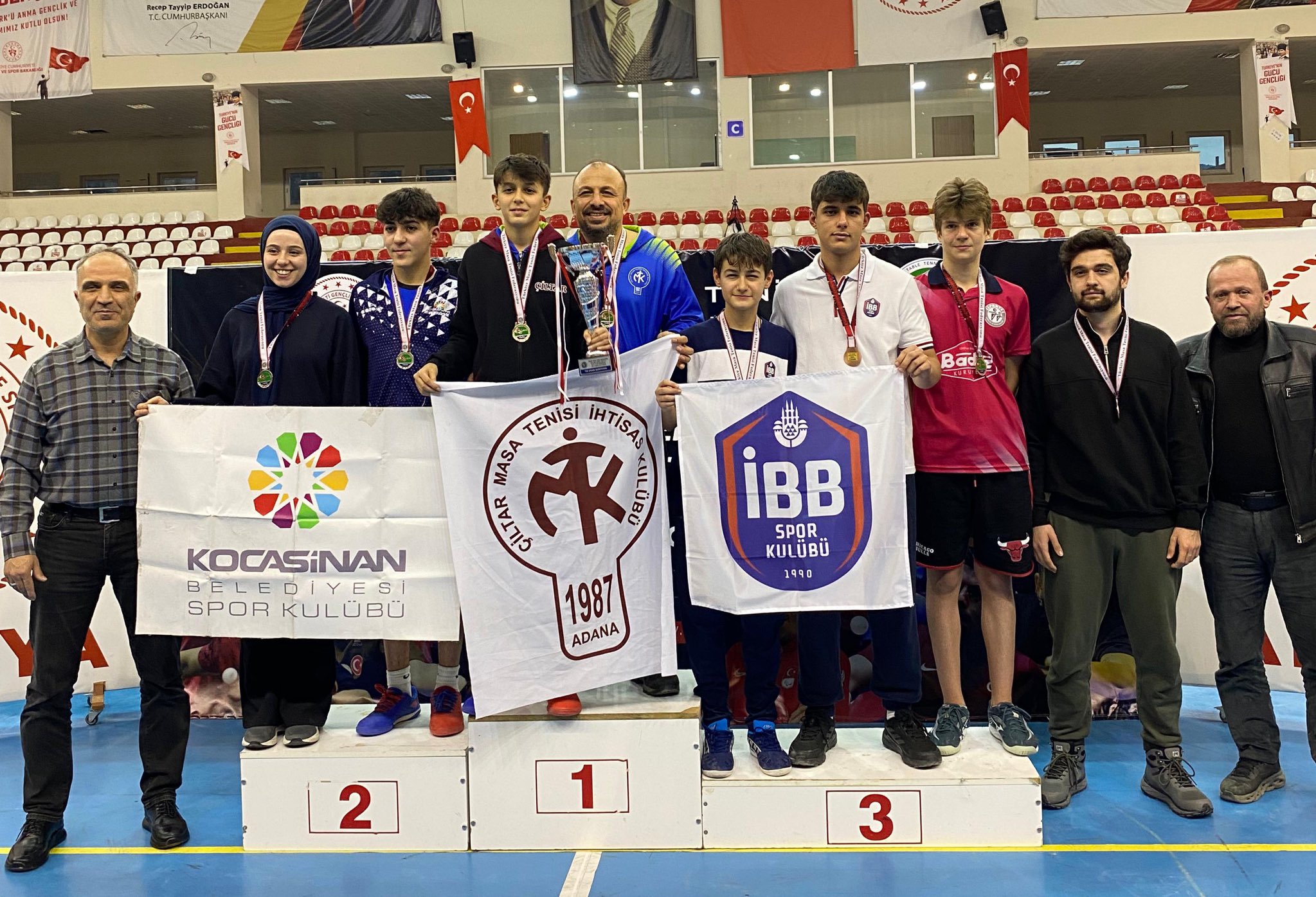 Masa Tenisi En İyiler Müsabakalarında sporcularımız kürsüde yer aldı