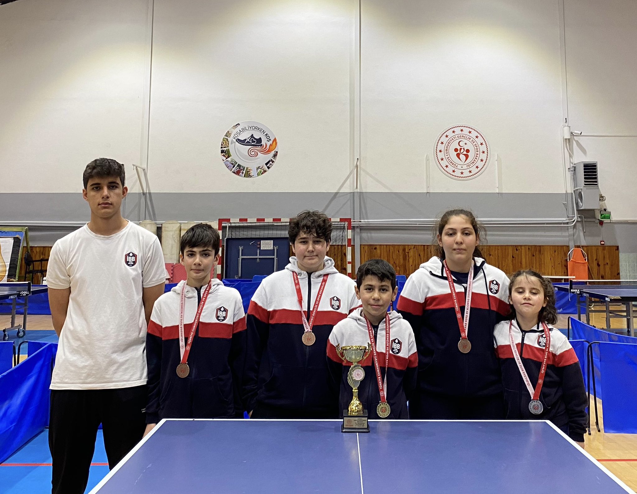 Masa Tenisi Atatürk Kupası'nda sporcularımızdan 6 madalya