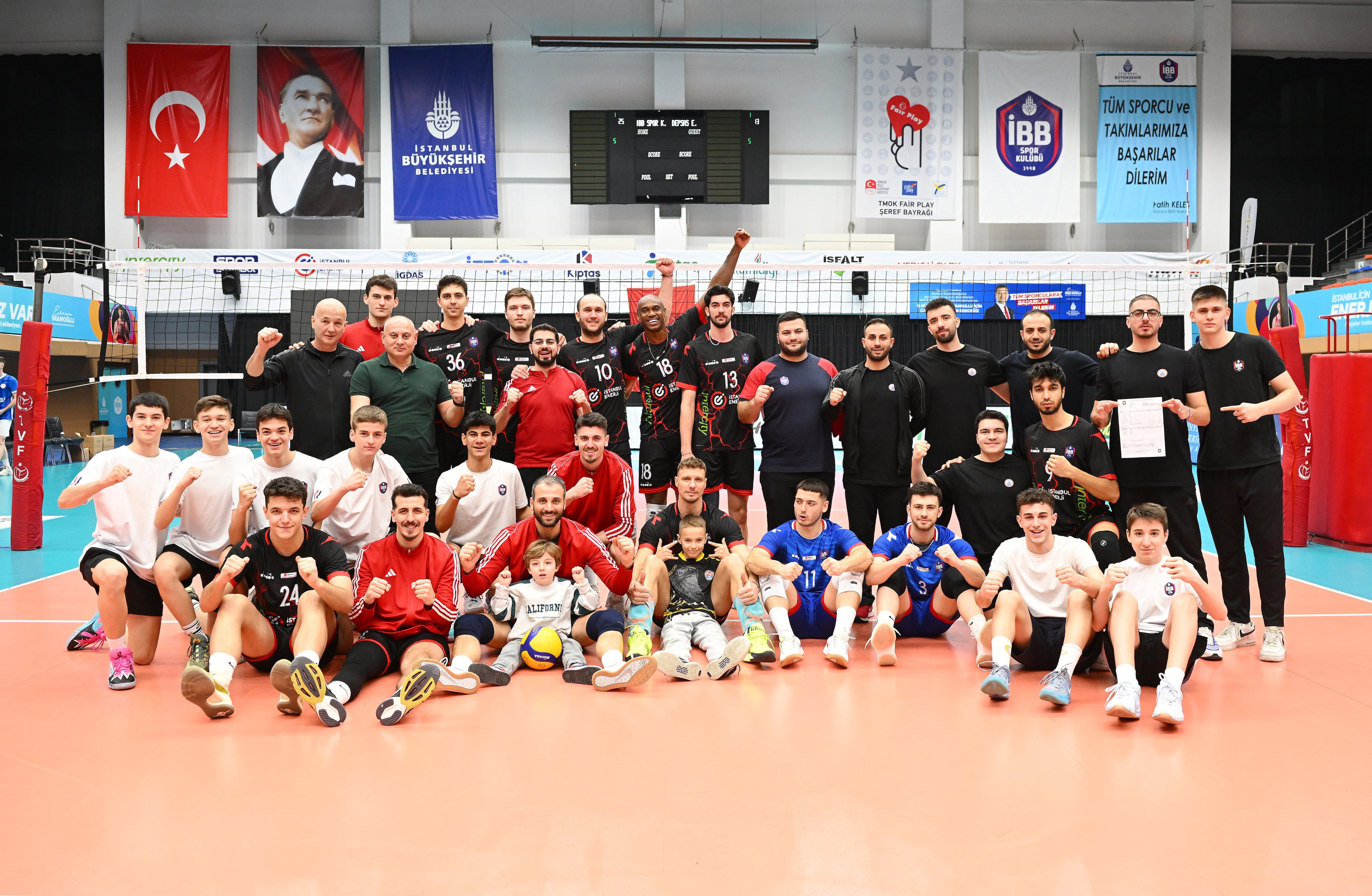 Erkek Voleybol | İBB Spor Kulübü - Depsaş Enerji: 3-0