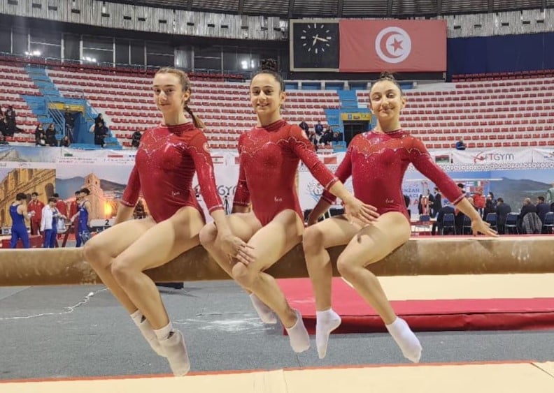 Akdeniz Cimnastik Şampiyonası'nda sporcularımızdan 2 madalya!