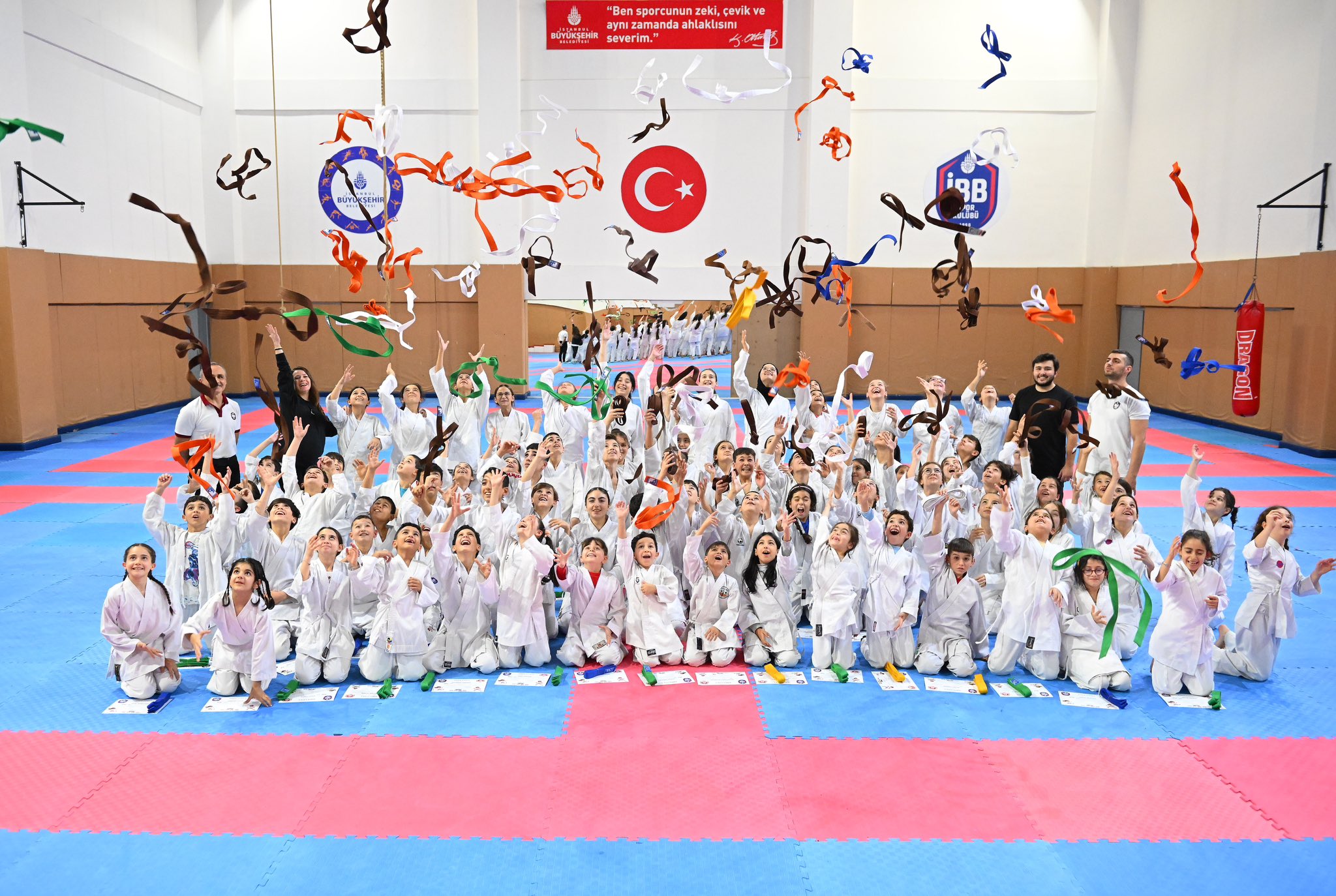 The Belt Promotion Exam was held in our Karate infrastructure.