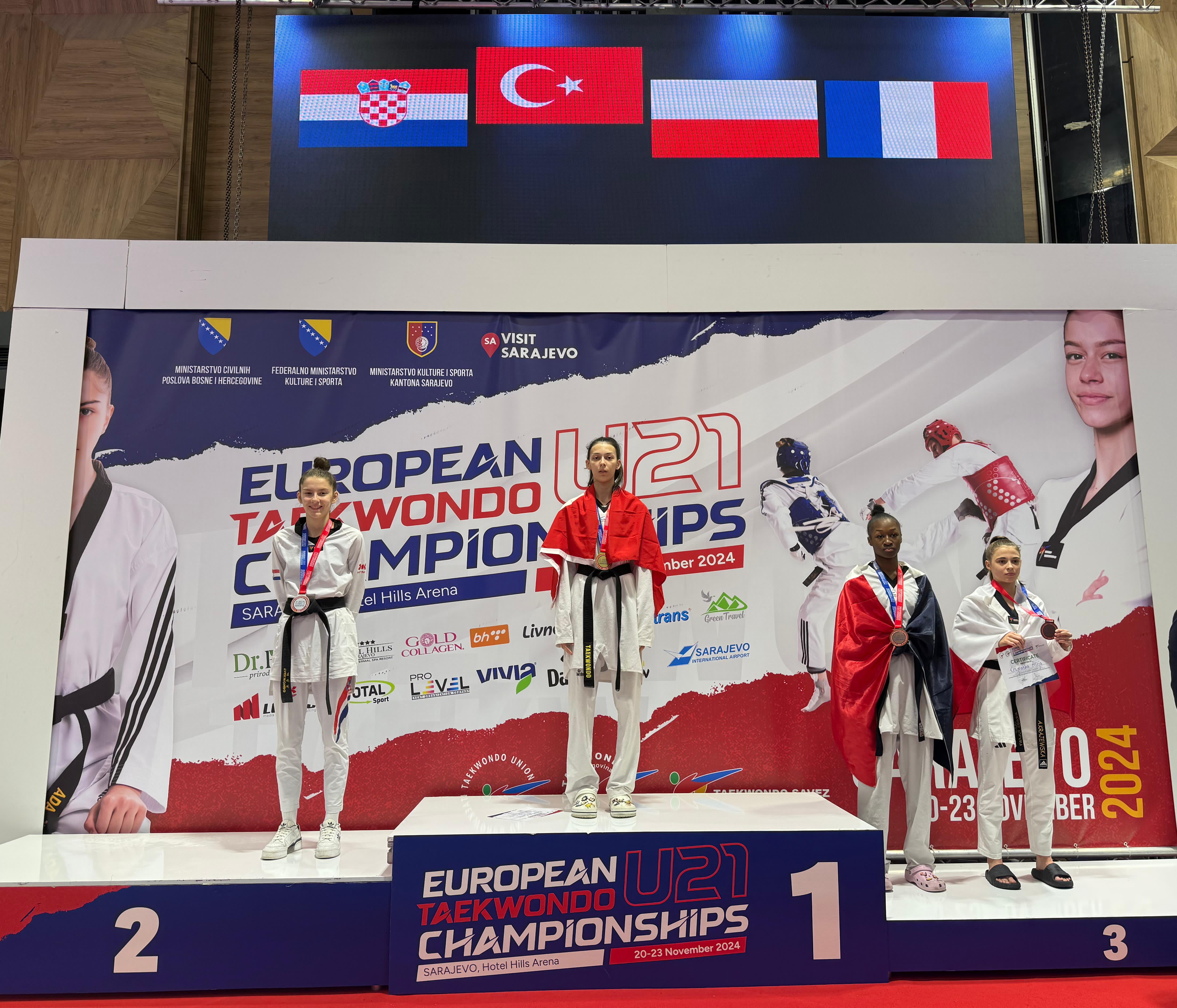 Elif Sude Akgül, U21 Avrupa Şampiyonu!