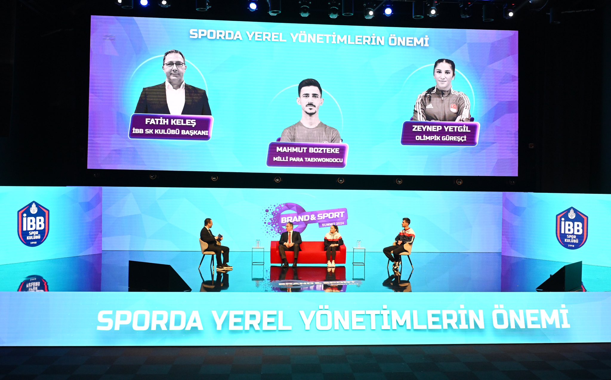 Başkanımız Fatih Keleş ve sporcularımız Brand&Sport Summit'e konuk oldu