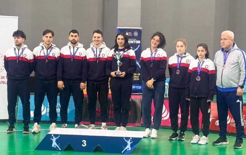 İBB Spor Kulübümüz Badminton Süper Ligi'nde üçüncü oldu