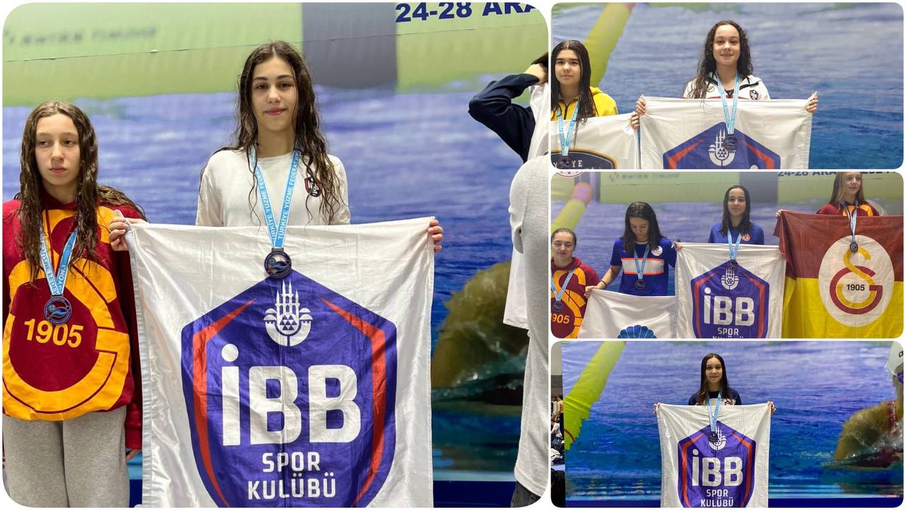 Türkiye Yüzme Şampiyonası'nda 4 sporcumuz kürsüde yer aldı